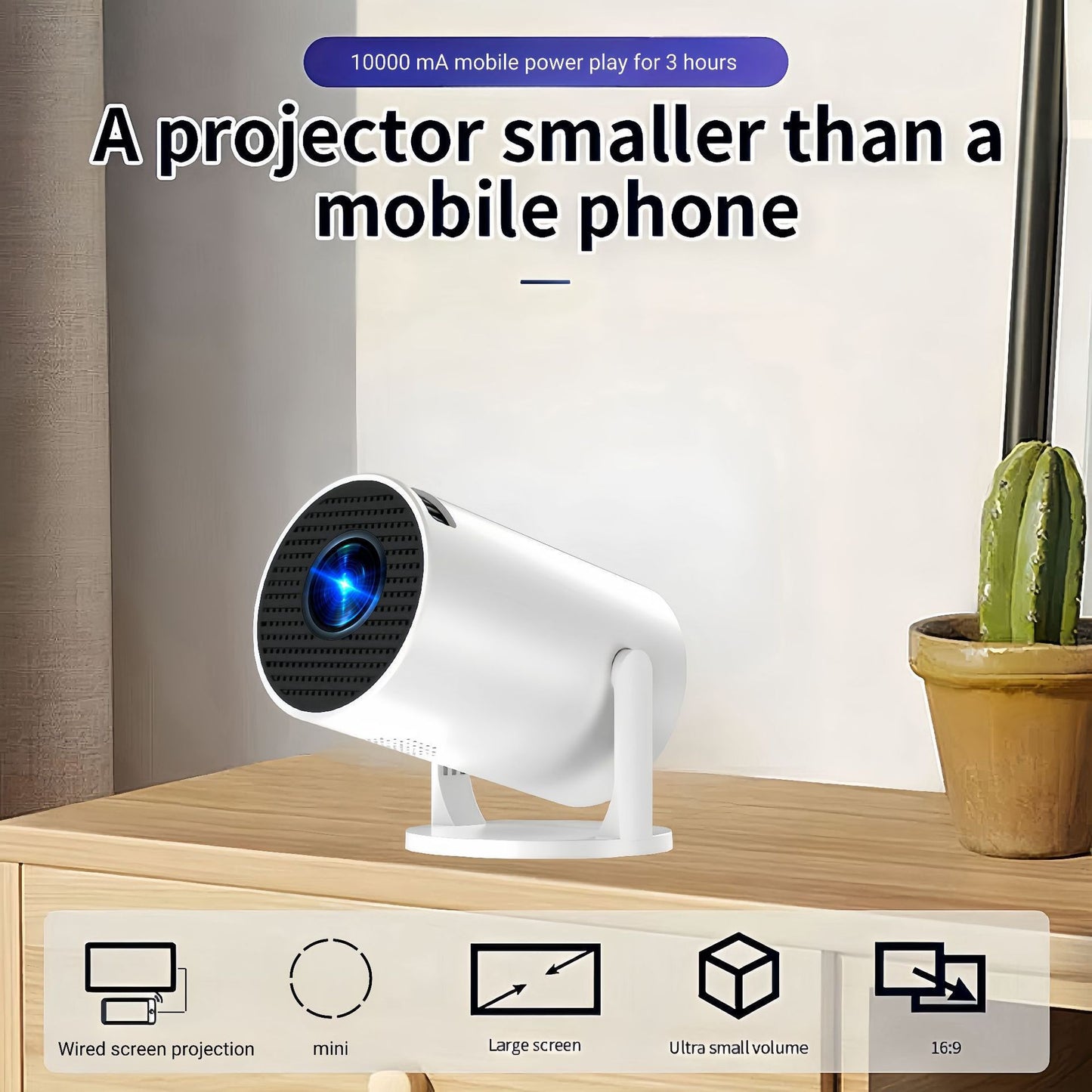 Velurne™ - Proyector Smart 4K